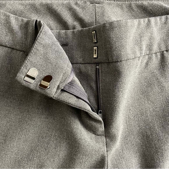 NEW YORK & COMPANY STRETCH PETITE MID-RISE CUFFED WIDE-LEG BOOTCUT DRESS PANTS!! - Picture 6 of 10